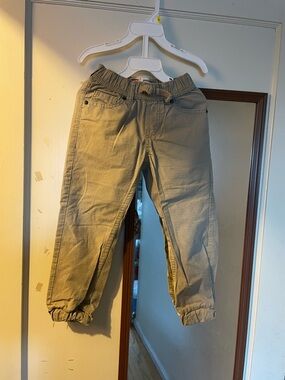 Lee Kids Khaki Elastic Cuff Pants